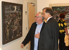 Professor Womacka im Gespr&auml;ch mit Dr. Hermann Boghorst