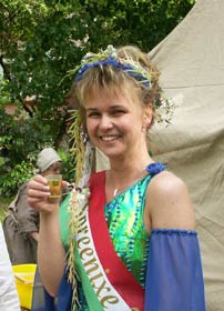 Beim Kinderfest in der Bergstra&szlig;e