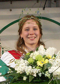 Kr&ouml;nung beim Maifest